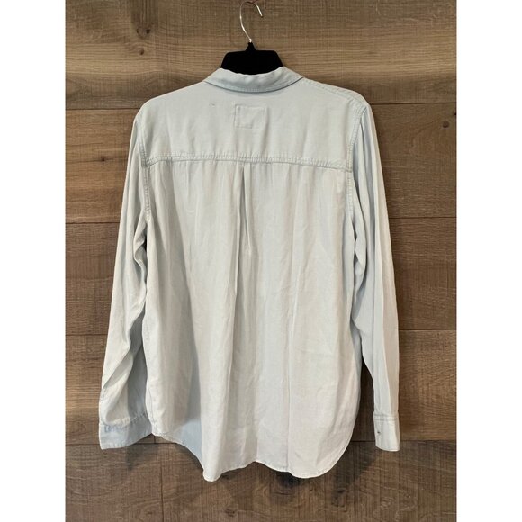 NWOT Rails Ingrid Raw Button Down Top in Light Vintage SIZE L - Picture 5 of 7
